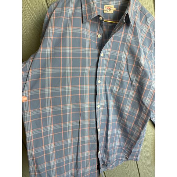 Men's Faherty Movement Brookfield Plaid Shirt, XL $168 - Picture 3 of 7